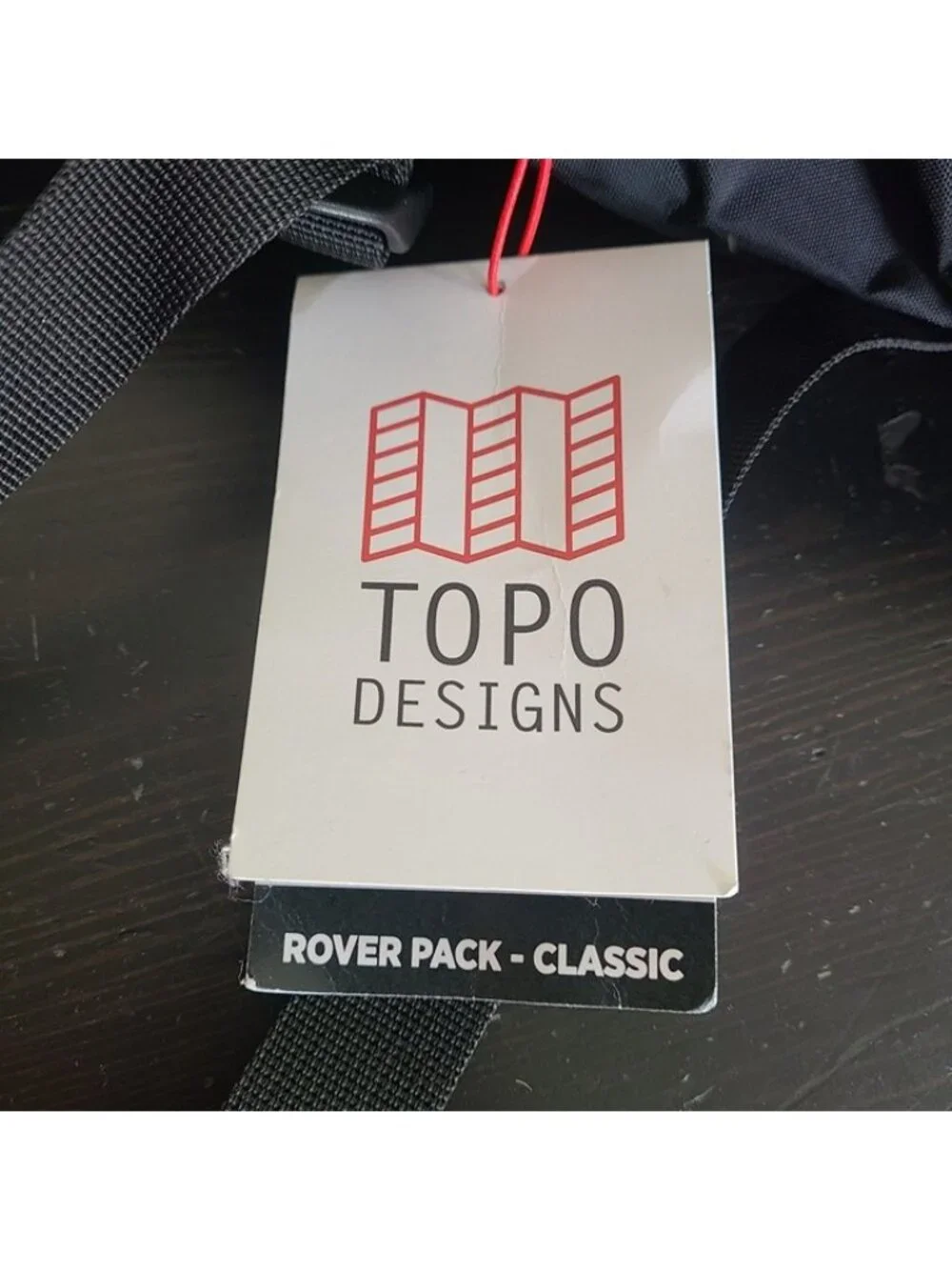 NWT Topo Designs Rover Pack Classic Black Backpack Laptop Bag Commuter Pack